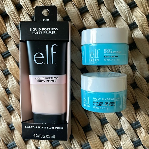 ELF Makeup New Elf Bundle Putty Primer With Face Cream And Makeup